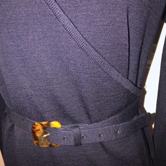 SOLD. Kasper KSL wrap dress PM - Picture 2 of 5